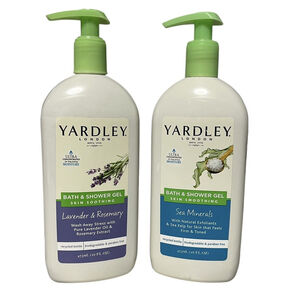 Yardley London Sea Minerals & Lavender Rosemary Bath Shower Gel 16oz NEW Rare